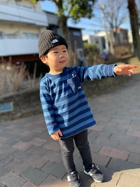 totaさん（キッズ・90cm）の冬コーディネート