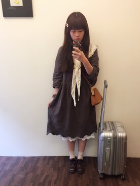 「TABOO（タブー）のアイテム」を使った、囧囧さん（レディース・160cm）の春コーディネート