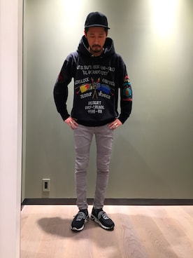 k nishiyamaさん（メンズ・170cm）の冬コーディネート