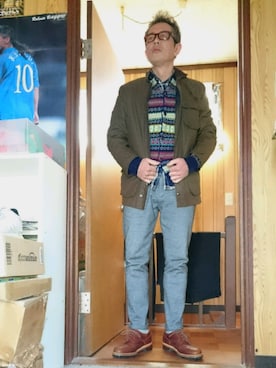 「Steven Alan（スティーブンアラン）のアイテム（その他アウター）」を使った、たかぶんごさん（メンズ・171cm）の冬コーディネート