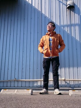「WEAR昭和部」｜「アイテム（マウンテンパーカー）」を使った、たかぶんごさん（メンズ・171cm）の春コーディネート