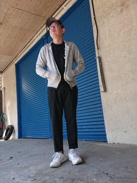 「アイテム（福袋/福箱、ブルー系）」を使った、たかぶんごさん（メンズ・171cm）の春コーディネート