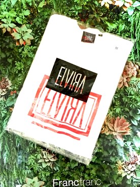 「ELVIRA（エルヴィラ）のアイテム（Tシャツ/カットソー、ホワイト系）」を使った、Ryoさん（メンズ・172cm）の春コーディネート