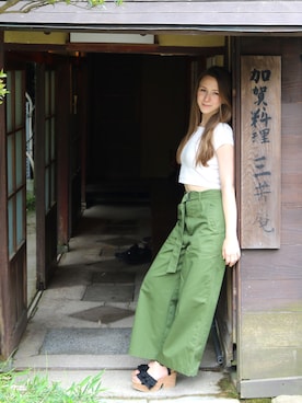 「FOREVER 21」｜「アイテム（その他）」を使った、Lacey Gerdesさん（レディース・163cm）の春コーディネート