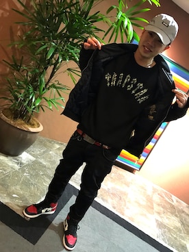 「MSGR（メッセンジャー）のアイテム」を使った、Tさん（メンズ・171cm）の冬コーディネート