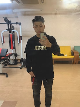 「MSGR（メッセンジャー）のアイテム」を使った、Tさん（メンズ・171cm）の秋コーディネート