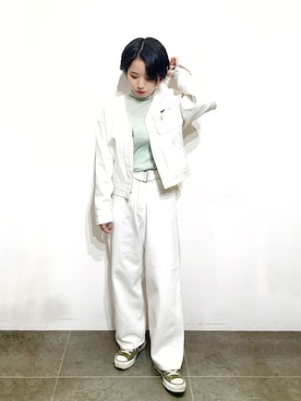 「SEEALL（シーオール）のアイテム」を使った、なな‎‪𓍯 ‬さん（レディース・155cm）の春コーディネート