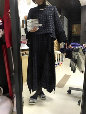「note et silence （ノートエシロンス）のアイテム（アクセサリー）」を使った、Natsukoさん（レディース・162cm）の冬コーディネート
