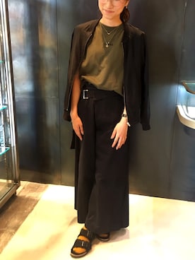 「ファーサンダル」｜Natsukoさん（レディース・162cm）の秋コーディネート