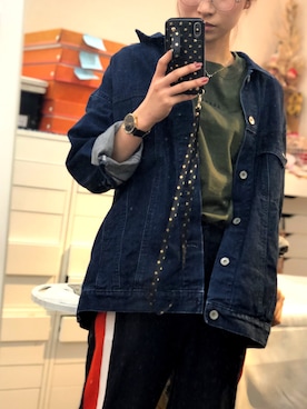 「アイテム（腕時計）」を使った、Natsukoさん（レディース・162cm）の春コーディネート