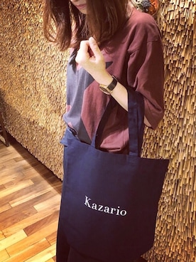 「アイテム（エコバッグ/サブバッグ）」を使った、Natsukoさん（レディース・162cm）の夏コーディネート