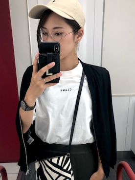 「CONVERSE TOKYO（コンバーストウキョウ）のアイテム（帽子）」を使った、Natsukoさん（レディース・162cm）の秋コーディネート