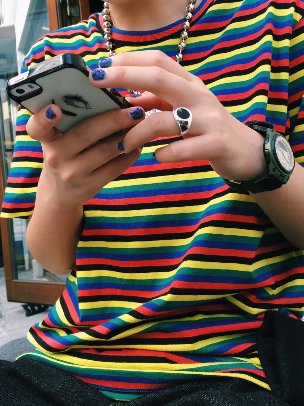 「UNIQLO、UNIQLO JW ANDERSON、ootd、dailylook、hommeboy、Kate Spade」｜「kate spade new yorkのアイテム（その他、ブラック系）」を使った、mushr000000mさん（レディース・168cm）の秋コーディネートの1枚目の写真