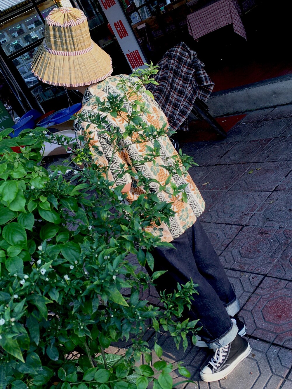 「summer、ootd、dailylook、outfit、converse、CONVERSE1970」｜「CONVERSEのアイテム（スニーカー、ブラック系）」を使った、mushr000000mさん（レディース・168cm）の秋コーディネートの1枚目の写真