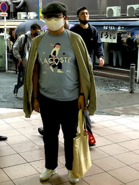 「Alexander McQueen（アレキサンダーマックイーン）のアイテム（帽子）」を使った、まさみんさん（メンズ・166cm）の秋コーディネート