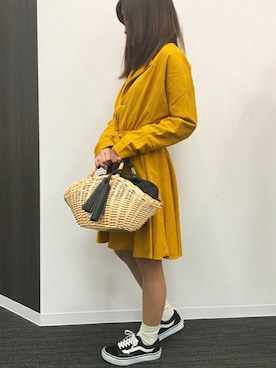 「PASSE-DIX（パスディス）のアイテム」を使った、SHICATA STAFFさん（レディース・154cm）の春コーディネート