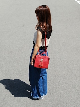 「PASSE-DIX（パスディス）のアイテム」を使った、SHICATA STAFFさん（レディース・164cm）の春コーディネート