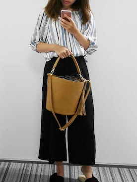 「PASSE-DIX（パスディス）のアイテム」を使った、SHICATA STAFFさん（レディース・151cm）の春コーディネート