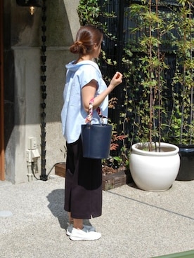 「PASSE-DIX（パスディス）のアイテム」を使った、SHICATA STAFFさん（レディース・157cm）の夏コーディネート