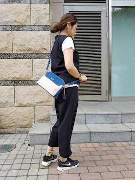 「PASSE-DIX（パスディス）のアイテム」を使った、SHICATA STAFFさん（レディース・157cm）の夏コーディネート