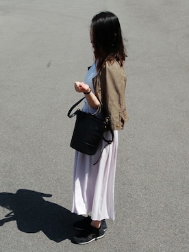 「PASSE-DIX（パスディス）のアイテム」を使った、SHICATA STAFFさん（レディース・158cm）の夏コーディネート