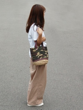 「PASSE-DIX（パスディス）のアイテム」を使った、SHICATA STAFFさん（レディース・163cm）の夏コーディネート