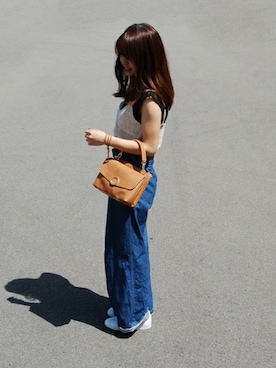 「PASSE-DIX（パスディス）のアイテム」を使った、SHICATA STAFFさん（レディース・163cm）の夏コーディネート