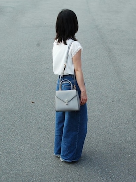 「PASSE-DIX（パスディス）のアイテム」を使った、SHICATA STAFFさん（レディース・158cm）の夏コーディネート