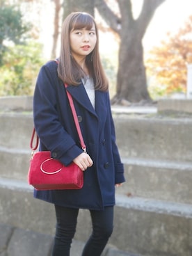 「リング」｜SHICATA STAFFさん（レディース・152cm）の冬コーディネート