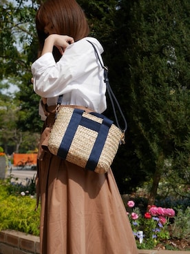 「PASSE-DIX（パスディス）のアイテム」を使った、SHICATA STAFFさん（レディース・151cm）の春コーディネート