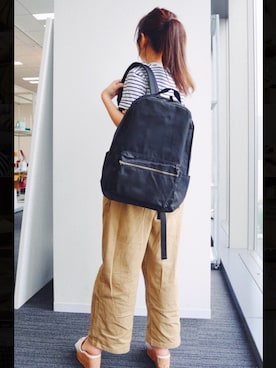 「PASSE-DIX（パスディス）のアイテム」を使った、SHICATA STAFFさん（レディース・151cm）の夏コーディネート