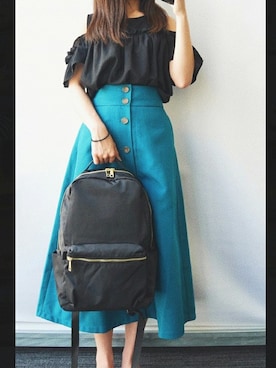 「PASSE-DIX（パスディス）のアイテム」を使った、SHICATA STAFFさん（レディース・151cm）の夏コーディネート