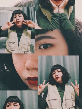 「女」｜Qianqianbabeさん（レディース・158cm）の春コーディネート