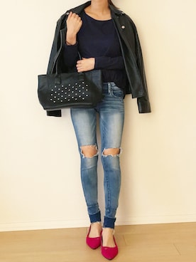 Saaさん（レディース・153cm）の冬コーディネート