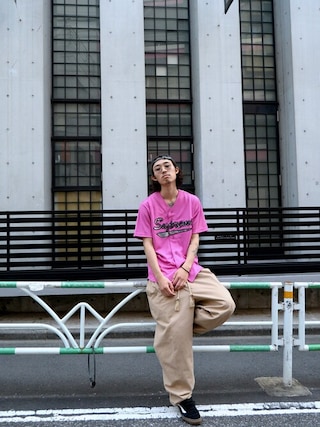 Supreme スネークパターン ベースボールシャツ　M Supreme スネークパターン ベースボールシャツ M Supreme