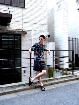 「Supreme （シュプリーム）のアイテム（シャツ/ブラウス）」を使った、dude_harajukuさん（メンズ・178cm）の春コーディネート