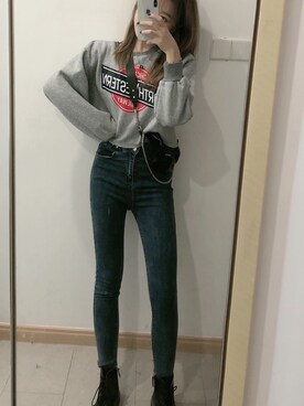 「Arche   （-）のアイテム」を使った、筱雅爱美丽さん（レディース・162cm）の秋コーディネート