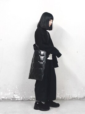 「STYLENANDA（スタイルナンダ）のアイテム（スウェット）」を使った、Miranさん（レディース・158cm）の冬コーディネート