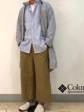 「アイテム（その他アウター、シルバー系）」を使った、columbiahanamさん（メンズ・173cm）の春コーディネート