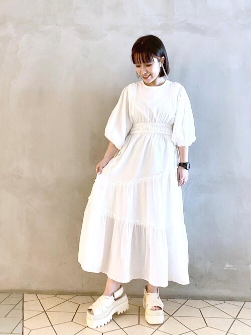 サオリ Jeanasis Jeanasisのワンピースを使ったコーディネート Wear