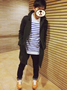 MHL. | メルトンコート(ステンカラーコート)