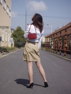 「business casual」｜「アイテム（パンプス）」を使った、UnstoppableMiaoさん（レディース・167cm）の冬コーディネート