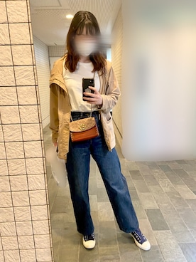 「classicalelf（クラシカルエルフ）のアイテム（ジャケット/アウター）」を使った、kanaさん（レディース・170cm・20代）の春コーディネート