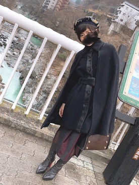「08sircus（ゼロエイトサーカス）のアイテム」を使った、茨城の女さん（レディース・153cm）の春コーディネート