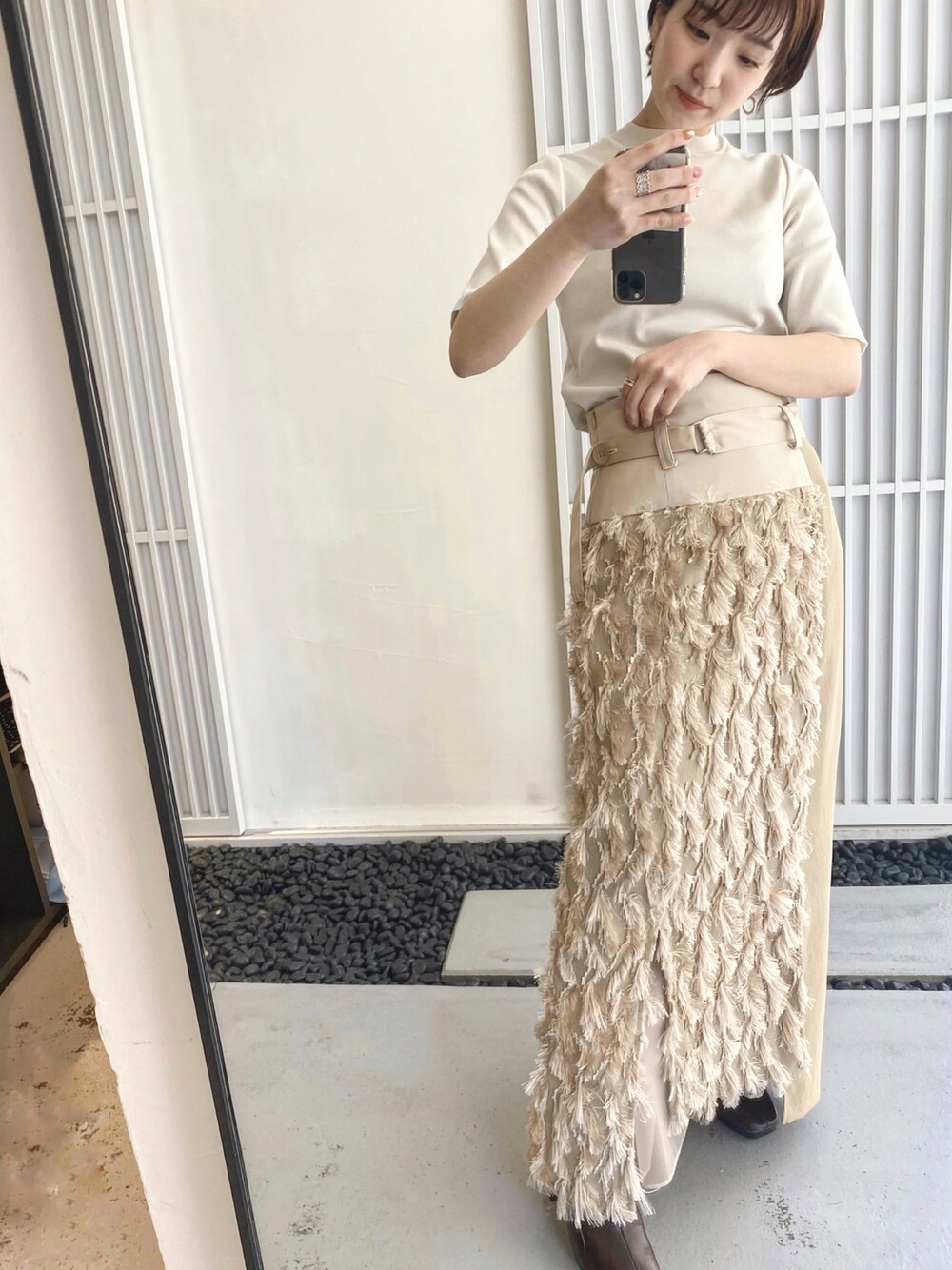完売品】MAGNORIAジャガードスカート UNITED TOKYO - ロングスカート