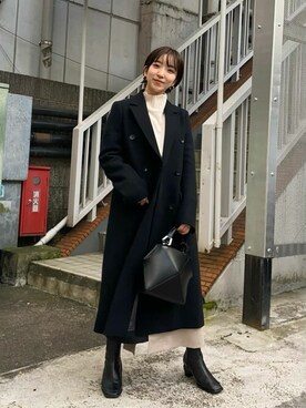 ruruファッション【美品】☆UNITED TOKYO☆  レイルボクシーブレストコート 匿名配送