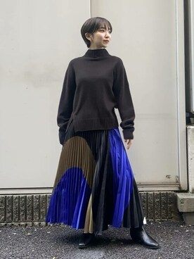 UNITED TOKYO（ユナイテッドトウキョウ）の「カラードプリーツスカート 