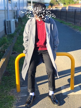 Manato「U170」さん（メンズ・166cm）の冬コーディネート