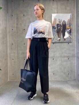 「Paul Stuart advance（ポールスチュアートアドバンス）のアイテム」を使った、paulstuartadvanceさん（レディース・166cm）の夏コーディネート