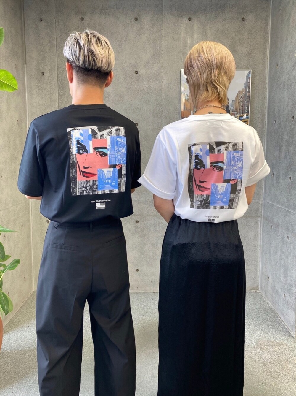 「genderless、ジェンダーレス、ジェンダーレスコーデ、Tシャツコーデ、大人ファッション、ニューヨーク、夏コーデ、ootd、outfit、paulstuartadvance」｜「Paul Stuart advanceのLada wallart Tシャツ（Tシャツ/カットソー、ホワイト系）」を使った、paulstuartadvanceさん（レディース・166cm）の夏コーディネートの1枚目の写真